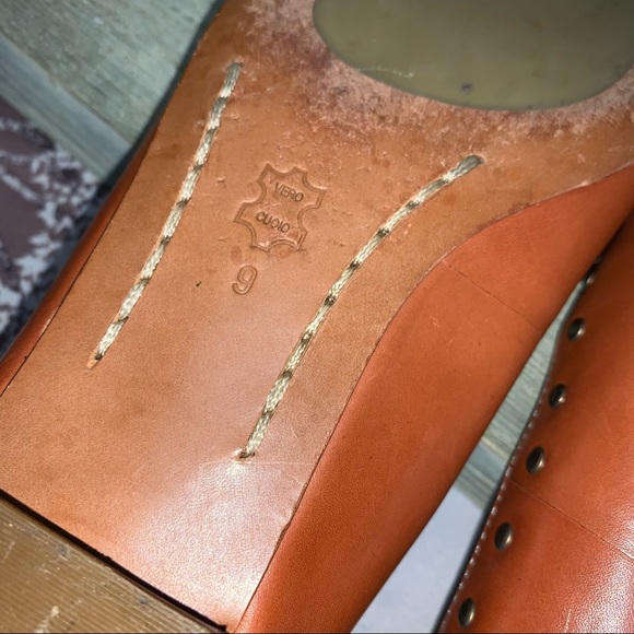 Michael Kors Reddish Brown Leather Flats 9 - Picture 9 of 9